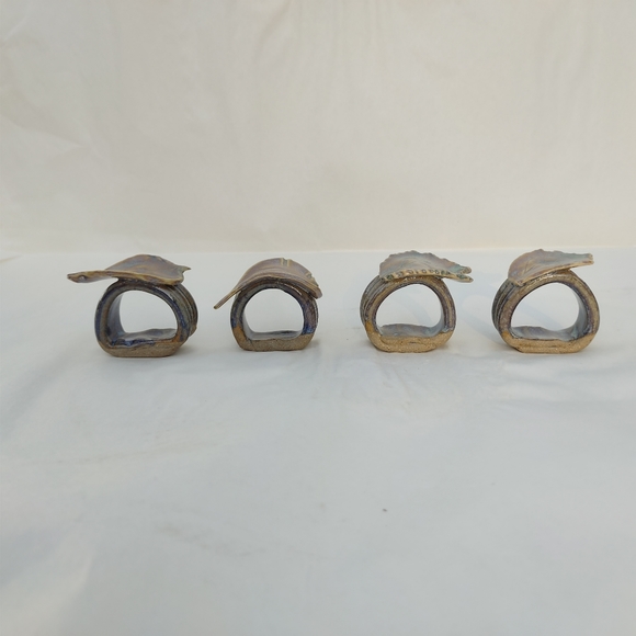 Handmade Pottery Napkin Rings - Picture 3 of 12